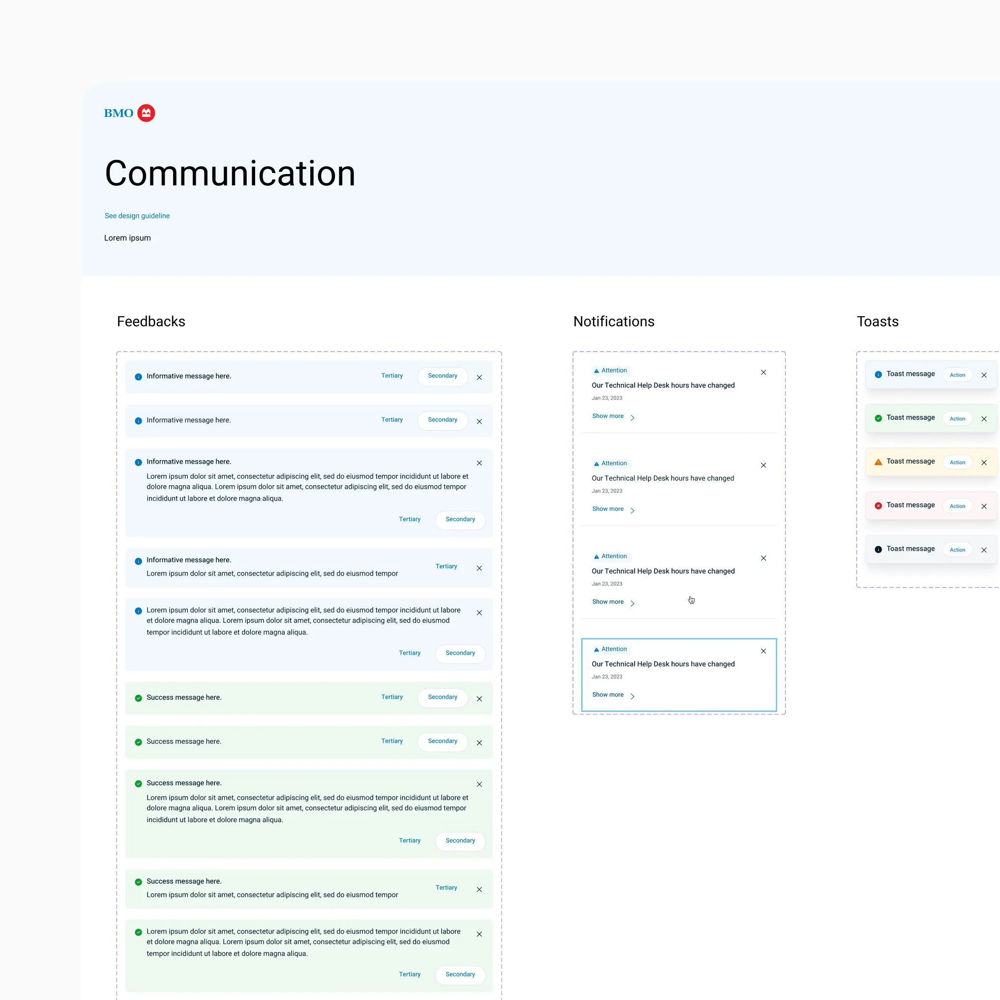 Design system BMO
